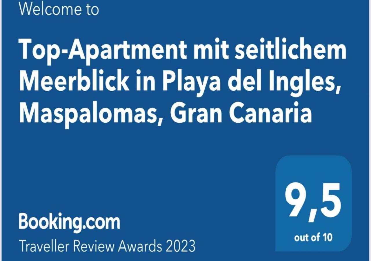Top-Apartment, 4 Og, Seitlicher Meerblick, Mit 1 Schlafzimmer Im Herzen Von Playa Del Ingles , Gran Canaria Esterno foto